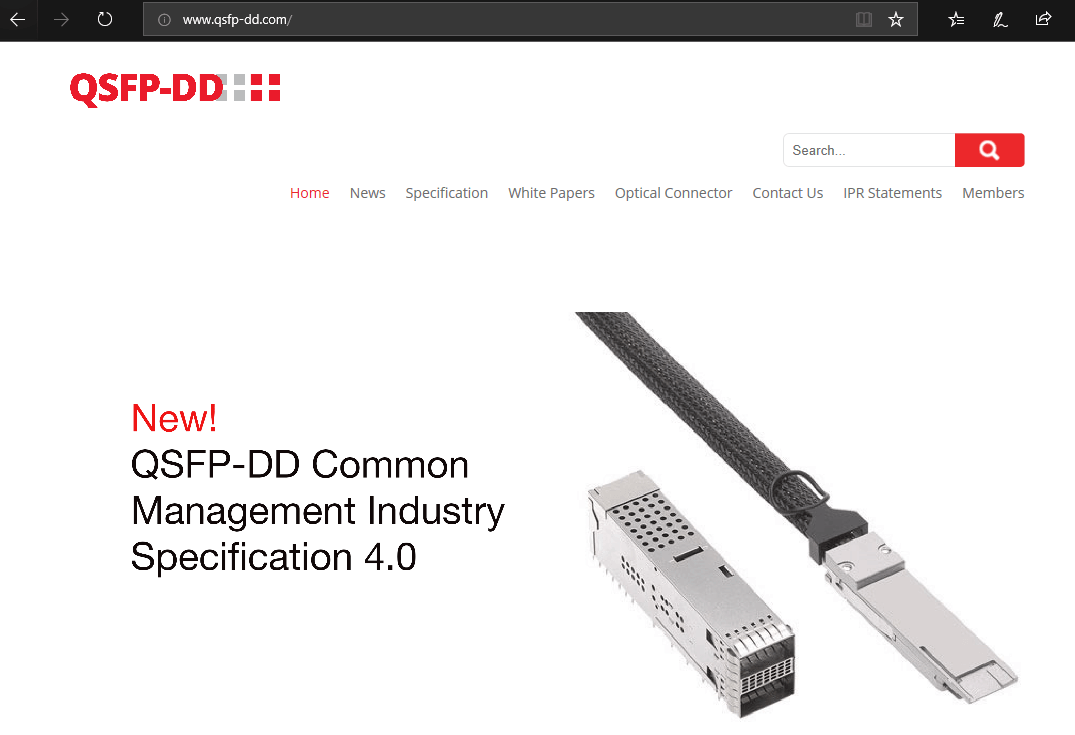 Addendum: Promoter members of QSFP-DD MSA